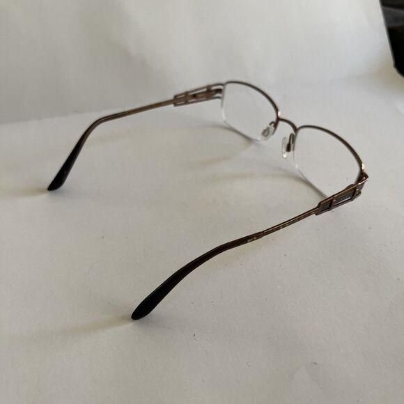 Elle Eyeglasses EL18779 Designer Frames Only Brown 50-18-135 - Picture 4 of 6